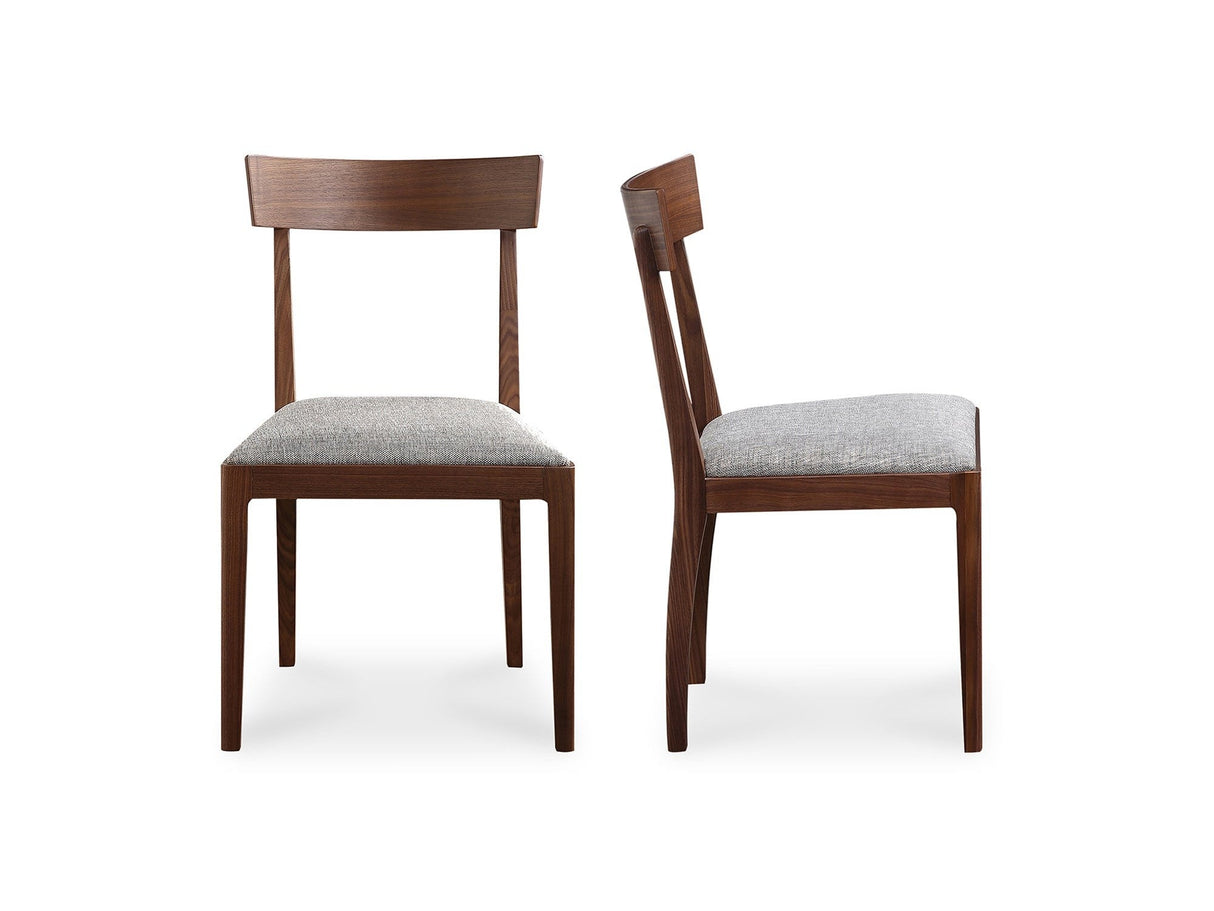 Leone Walnut Brown Dining Chair (Set of 2) by MOES at Eve Furniture