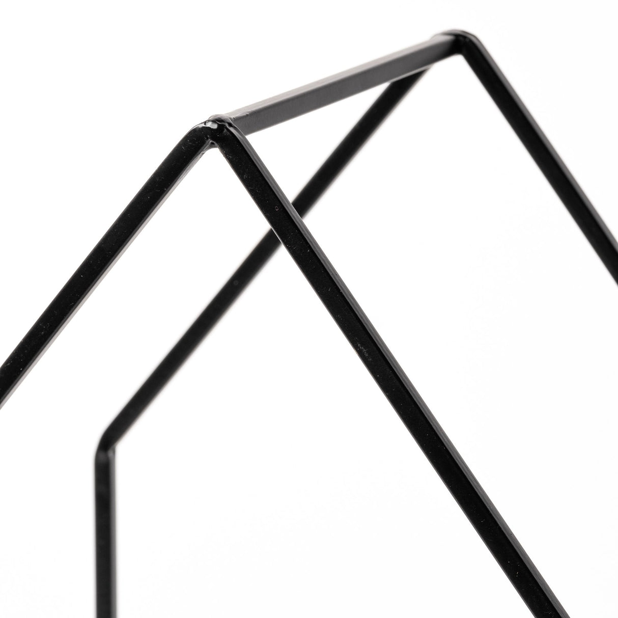 Leopold Set of Two Black Metal Wooden Base Table Candle Holders by Mercana at Eve Furniture