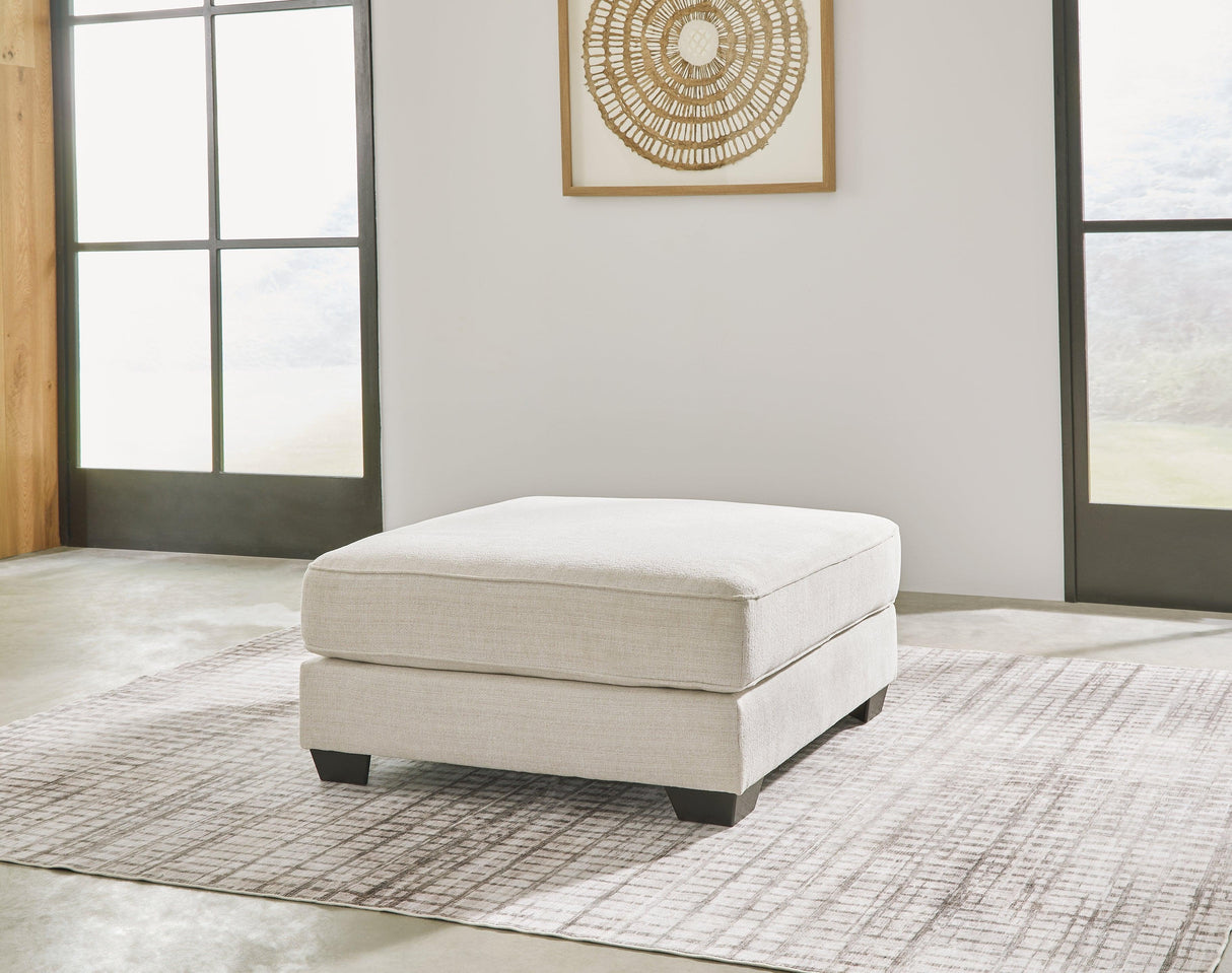 Lerenza Birch Oversized Accent Ottoman by Ashley at Eve Furniture