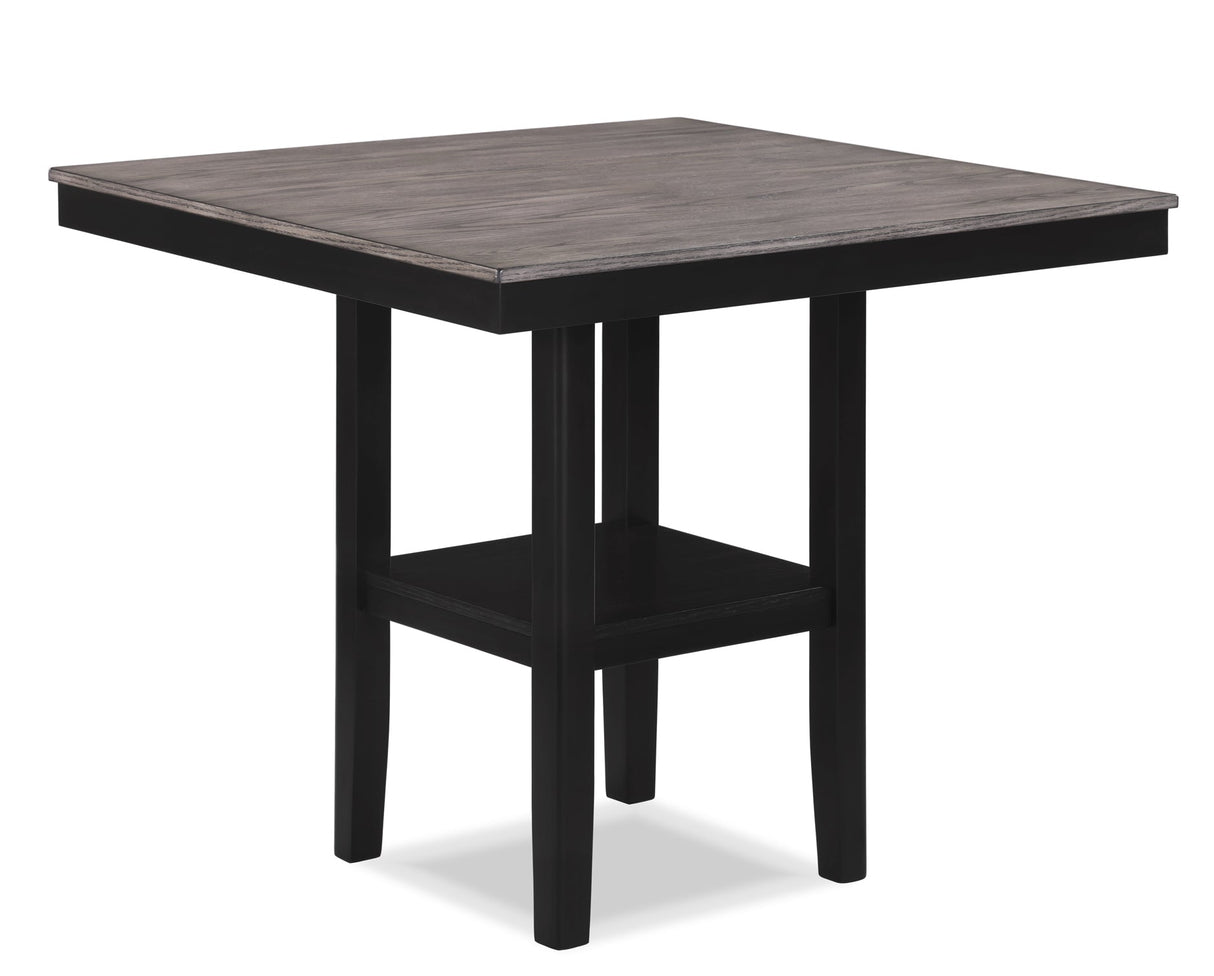 Lester Light Gray 5-Piece Counter Height Set by Crown Mark at Eve Furniture