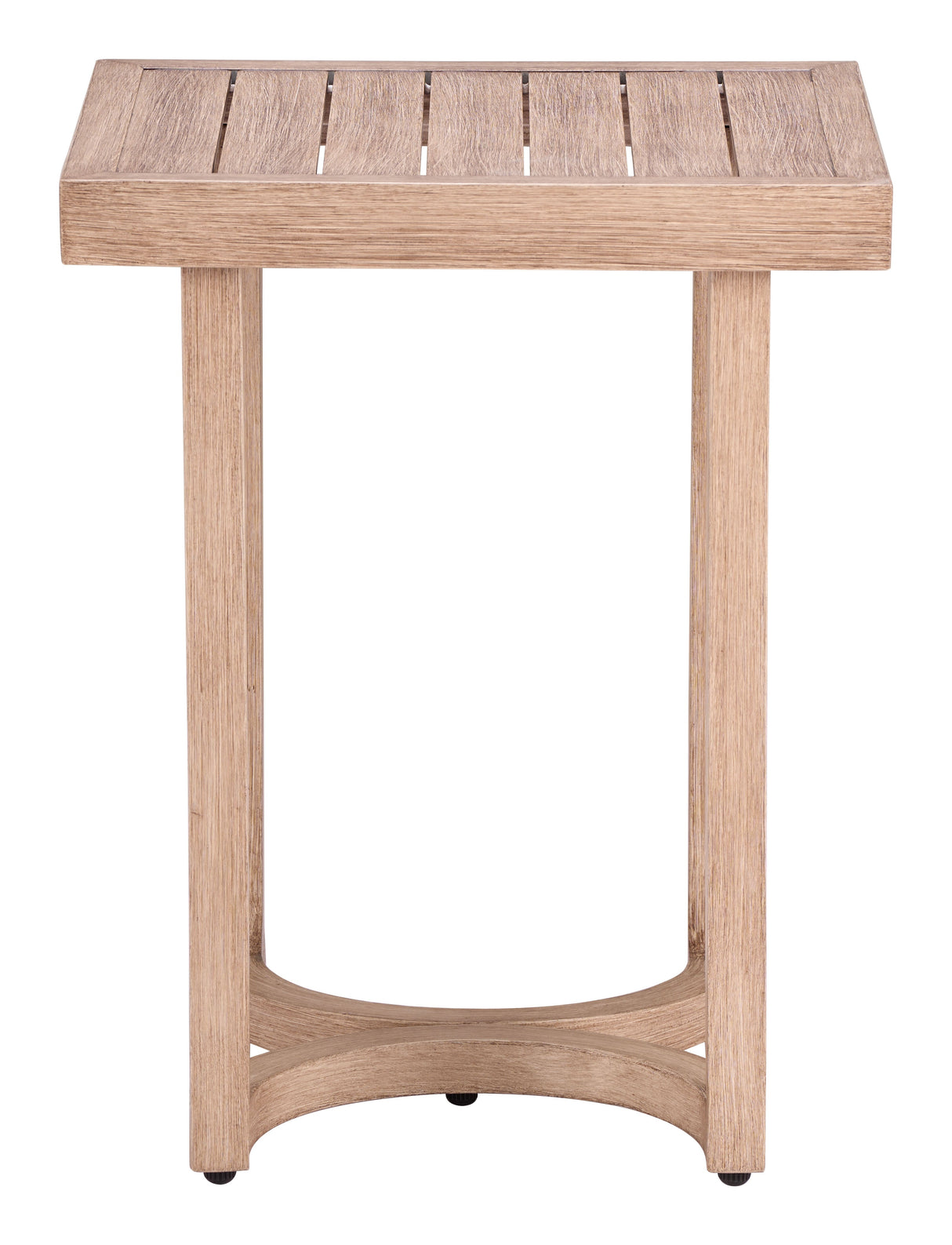 Leto Brown Outdoor Side Table by Zuomod at Eve Furniture