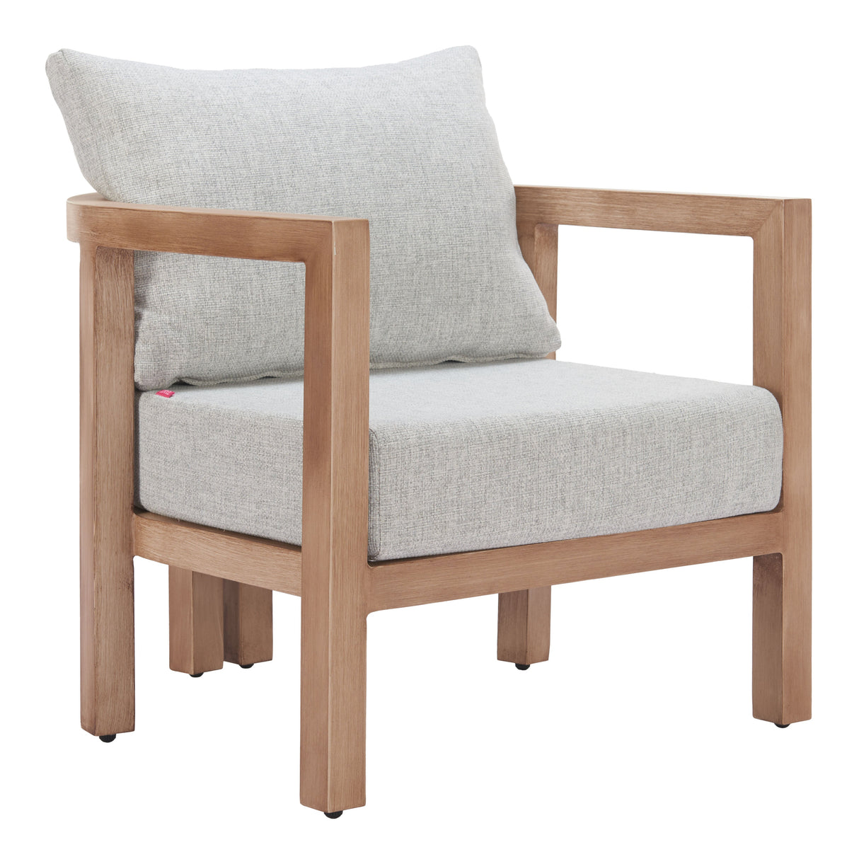 Leto Gray Outdoor Armchair by Zuomod at Eve Furniture