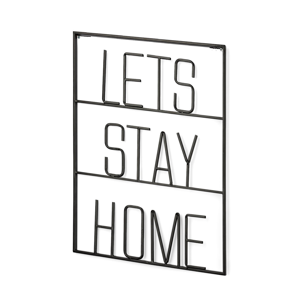 Let's Stay Home Sign by Mercana at Eve Furniture