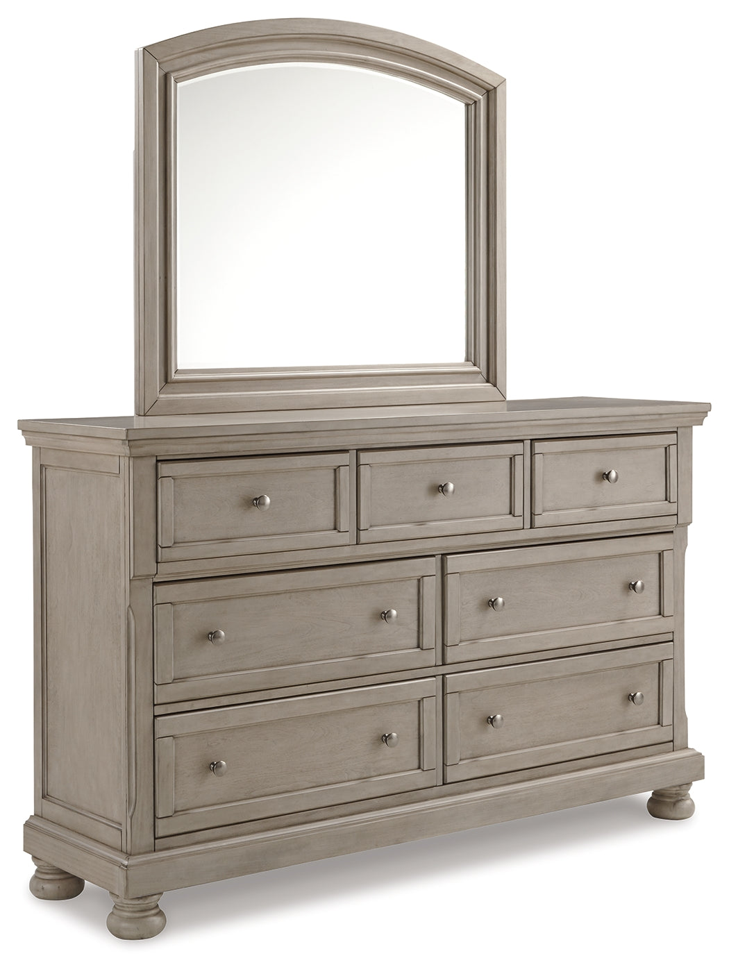 Lettner Light Gray Panel Bedroom Set by Ashley at Eve Furniture