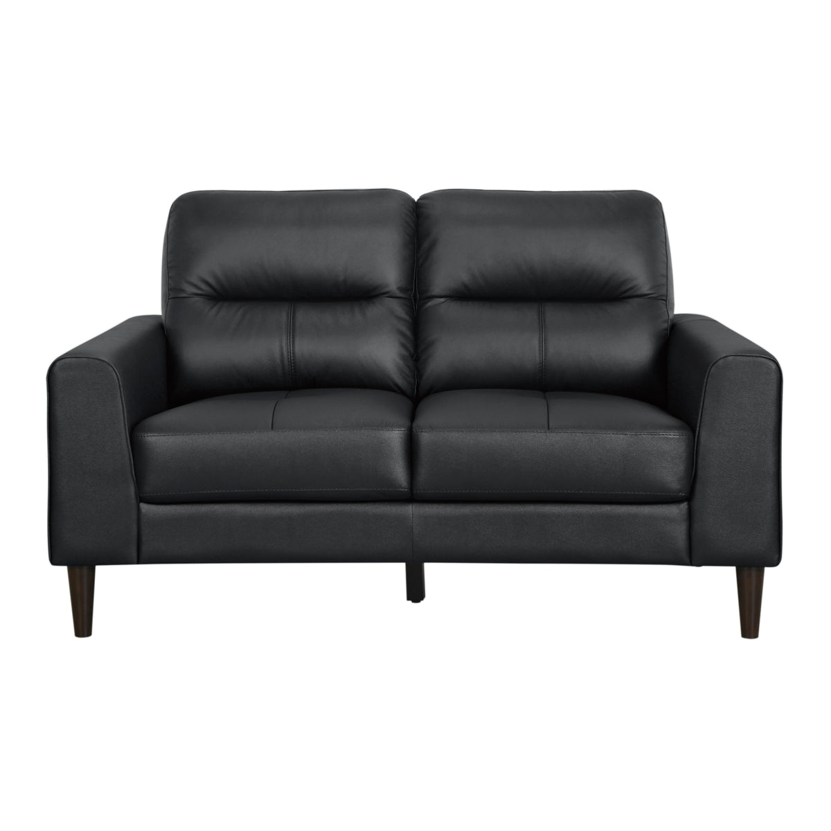 Lewes Black 2-Piece Living Room Set by Homelegance at Eve Furniture