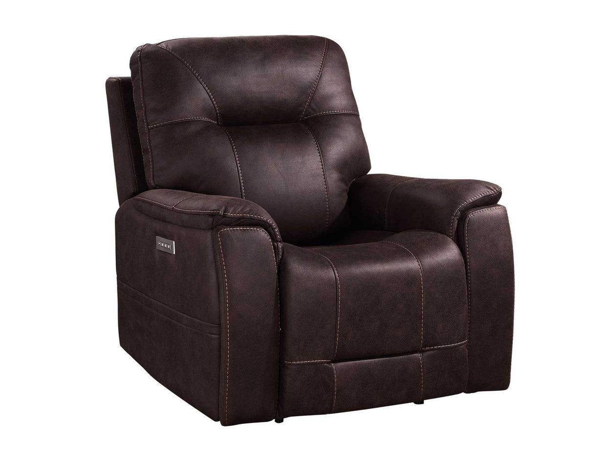 Lexington Canyon Walnut Triple-Power Media Recliner by Steve Silver at Eve Furniture