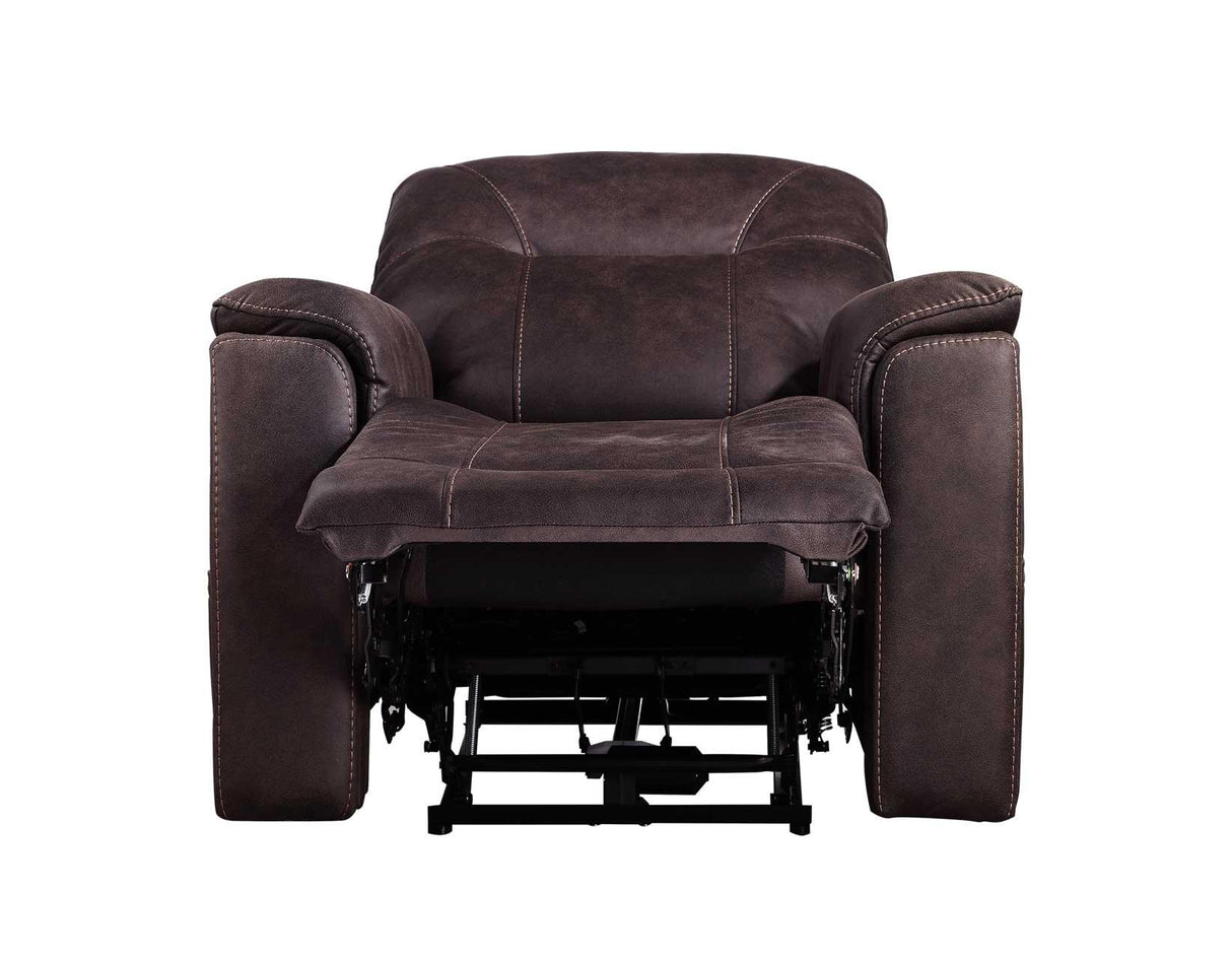Lexington Canyon Walnut Triple-Power Media Recliner by Steve Silver at Eve Furniture