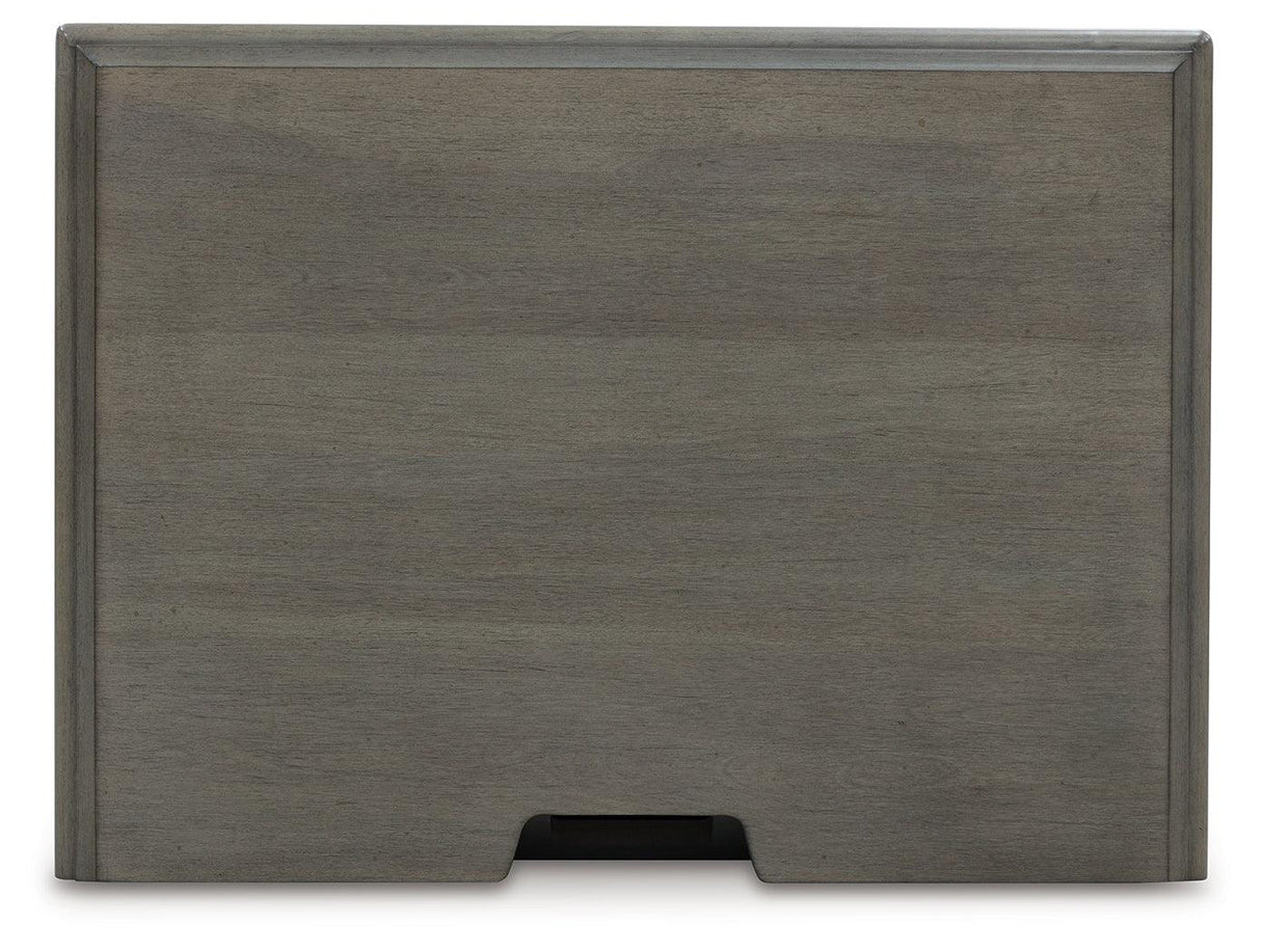 Lexorne Gray Nightstand by Ashley at Eve Furniture