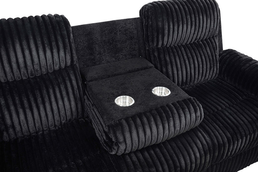 Lexy Black Reclining Living Room Set by New Era Innovations at Eve Furniture