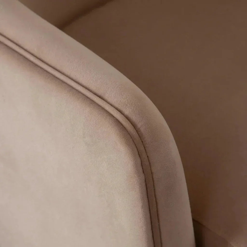 Leyah Camel Performance Velvet Accent Arm Chair by Diamond Sofa at Eve Furniture