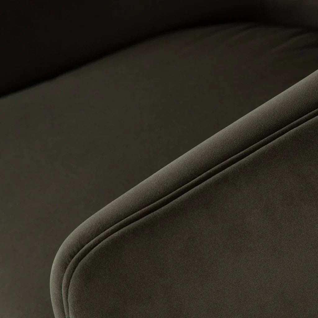 Leyah Performance Velvet Green Accent Chair by Diamond Sofa at Eve Furniture