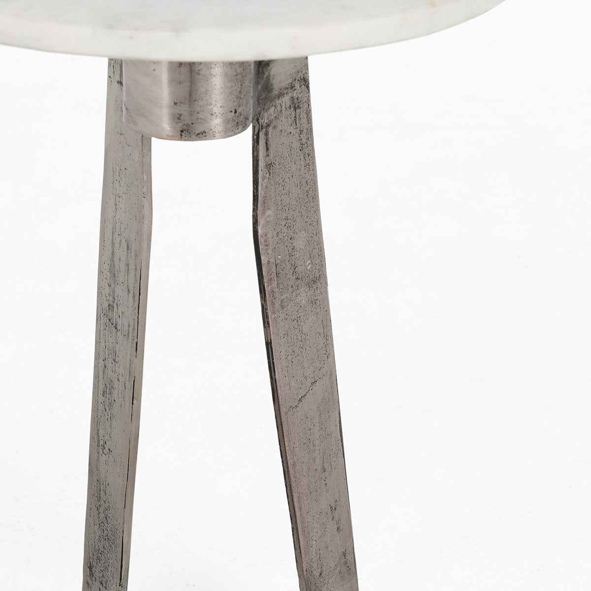 Leyton Accent Table - White Marble by Classic Home at Eve Furniture