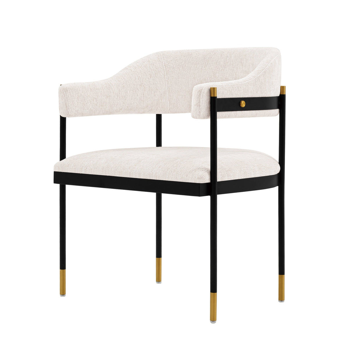 Lia Dining Armchair in Cream (Set of 2) by Manhattan Comfort at Eve Furniture
