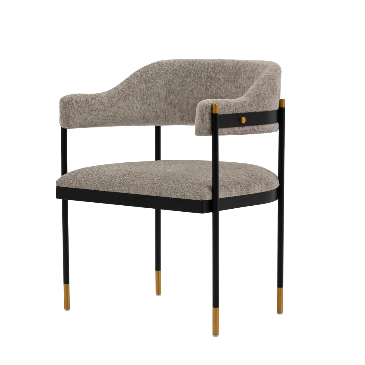 Lia Dining Armchair in Stone (set of 2) by Manhattan Comfort at Eve Furniture