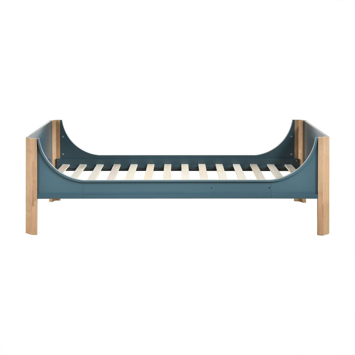 Liam Blue/Natural Twin Platform Bed by Homelegance at Eve Furniture