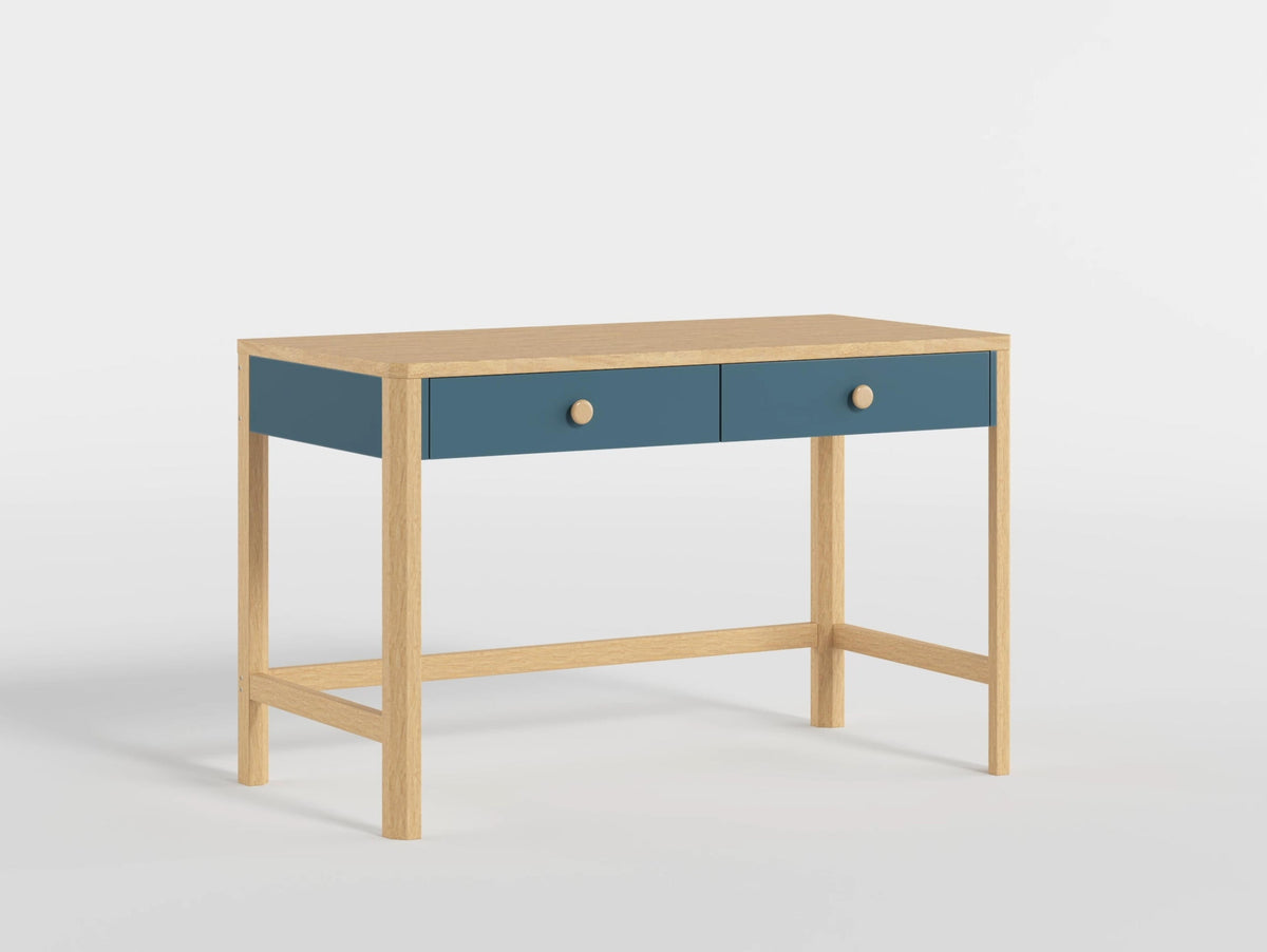Liam Blue/Natural Writing Desk by Homelegance at Eve Furniture