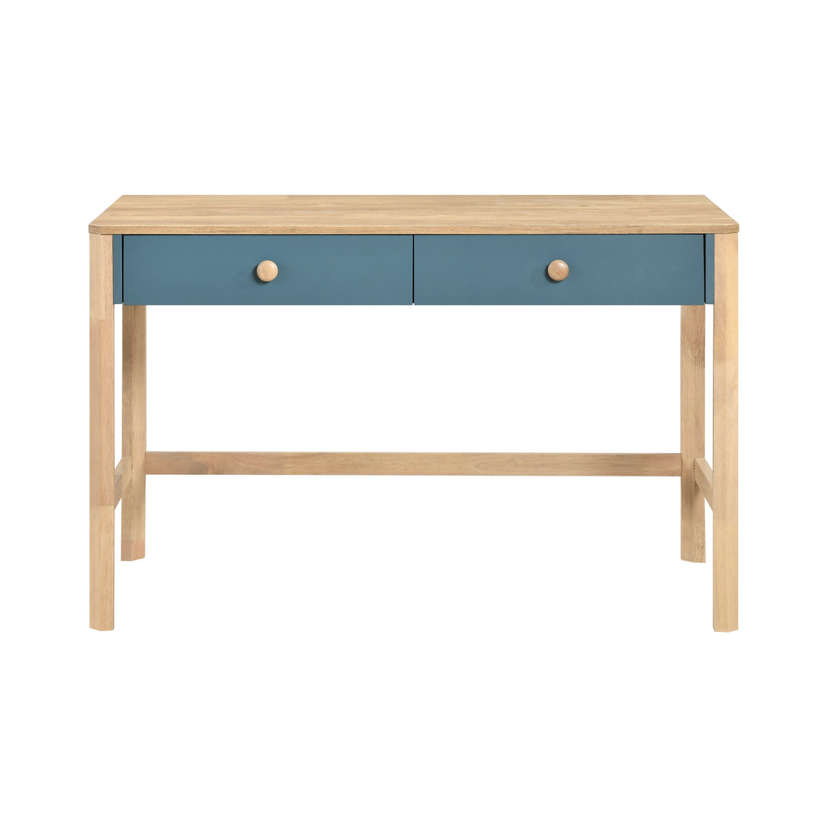 Liam Blue/Natural Writing Desk by Homelegance at Eve Furniture