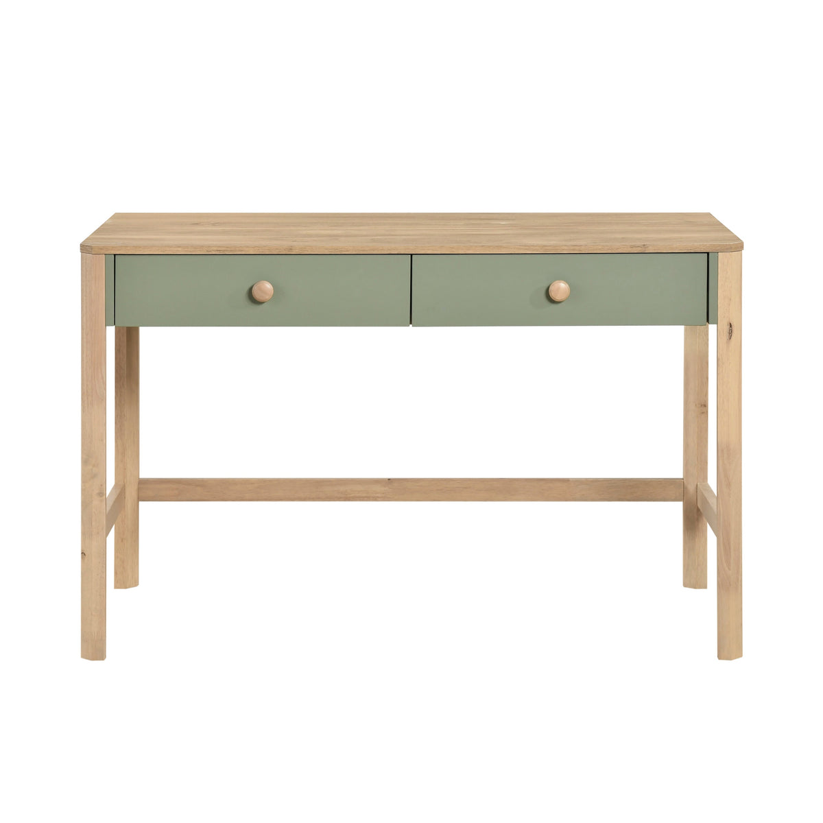 Liam Green/Natural Twin Low Loft Bed by Homelegance at Eve Furniture