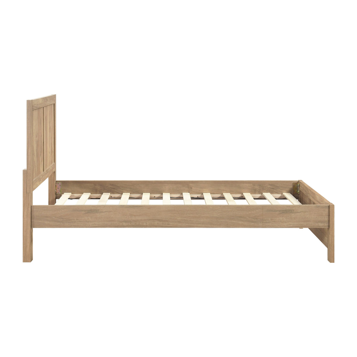 Liam Green/Natural Twin/Twin Bunk Bed by Homelegance at Eve Furniture
