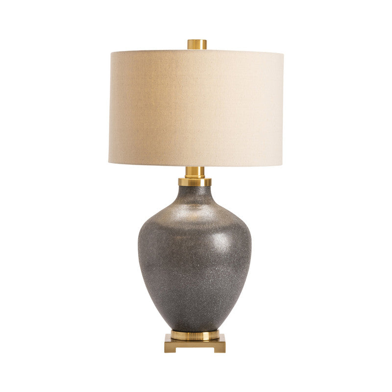 Liam Grey/Gold Table Lamp by Crestview at Eve Furniture