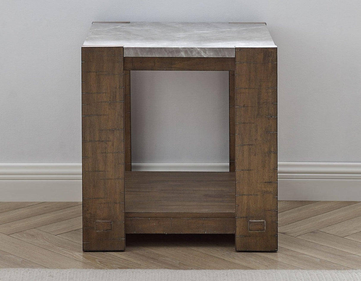Libby Sintered Stone End Table by Steve Silver at Eve Furniture