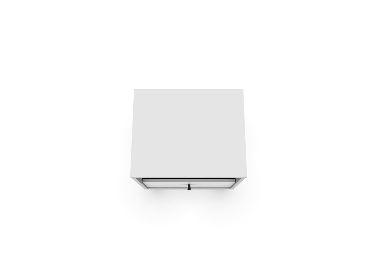 Liberty Mid-Century Modern Nightstand 1.0 in White by Manhattan Comfort at Eve Furniture