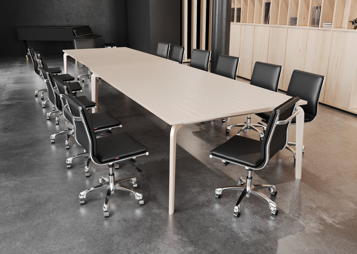 Lider Black Plus Armless Office Chair by Zuomod at Eve Furniture