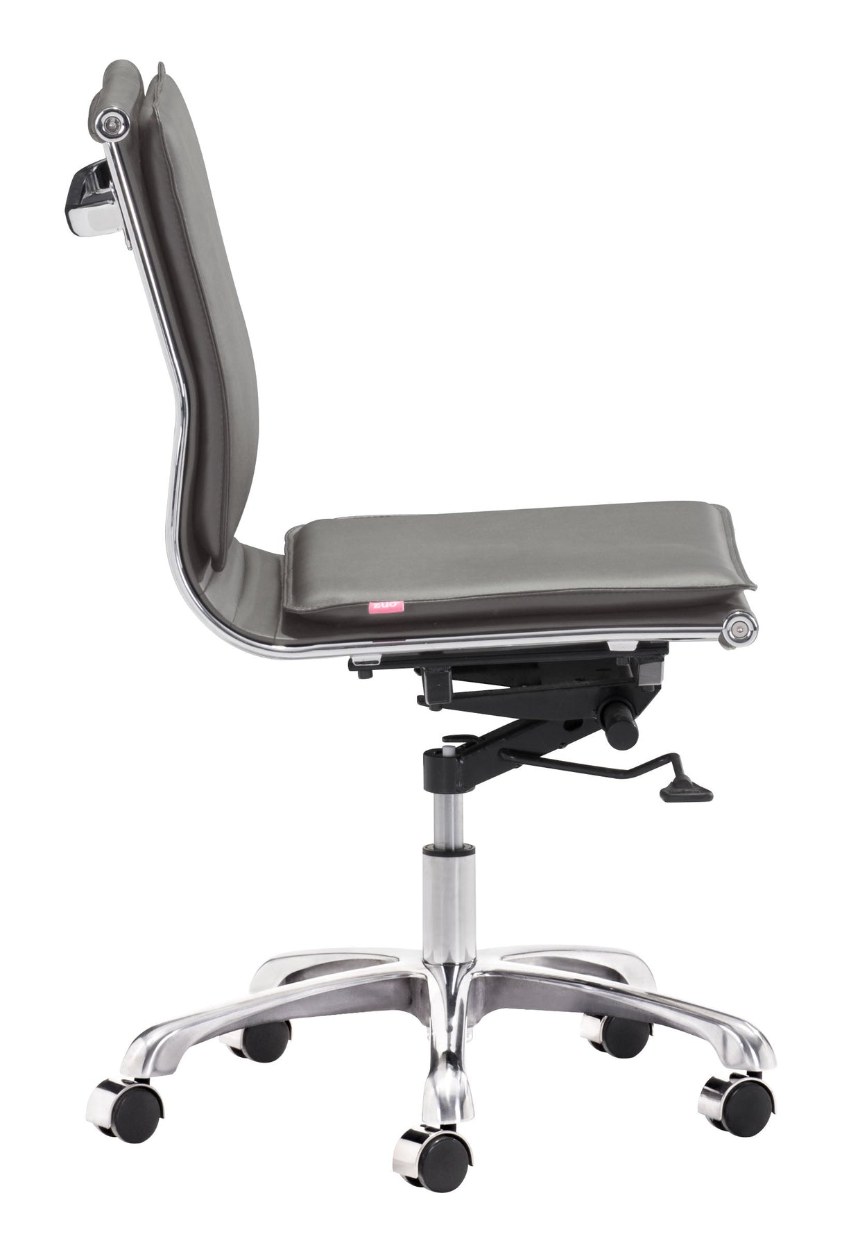 Lider Gray Plus Armless Office Chair by Zuomod at Eve Furniture