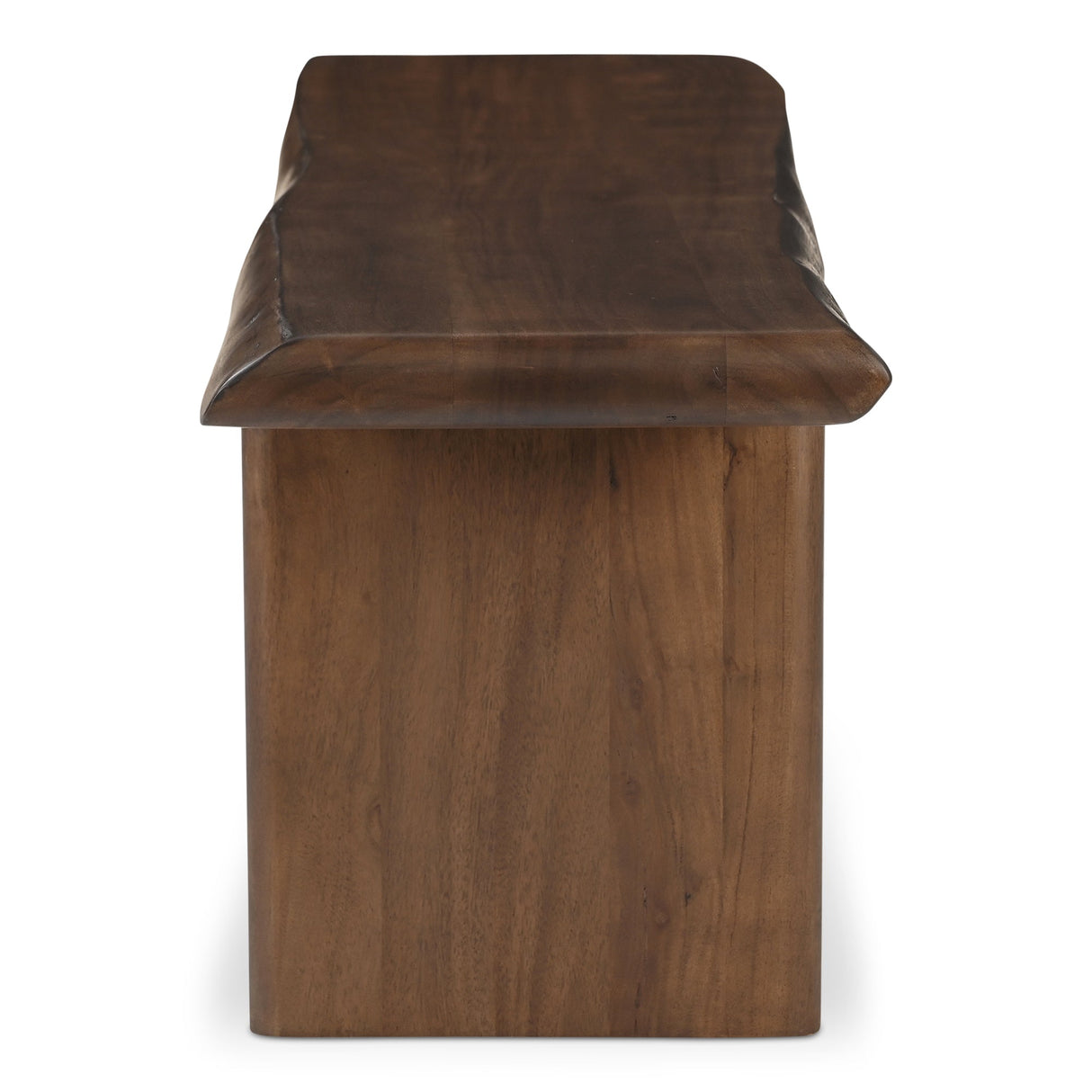 Lila Brown Large Dining Bench by Moe's Home at Eve Furniture