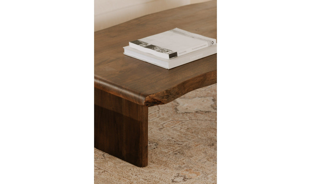 Lila Coffee Table Brown by Moe's Home at Eve Furniture
