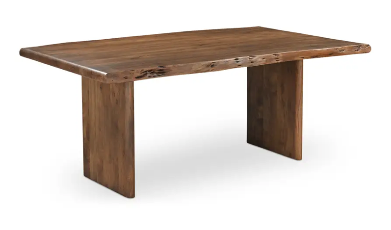 Lila Small Dining Table Brown by Moe's Home at Eve Furniture