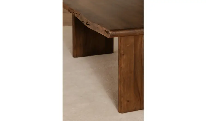 Lila Small Dining Table Brown by Moe's Home at Eve Furniture