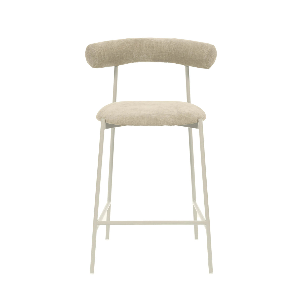 Liliana Performance Velvet Stool by TOV Furniture at Eve Furniture