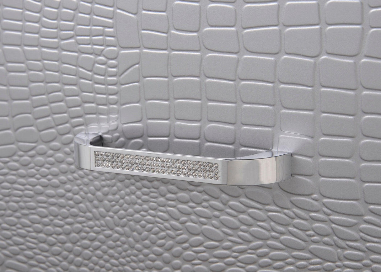 Lillian Silver Chest by Crown Mark at Eve Furniture