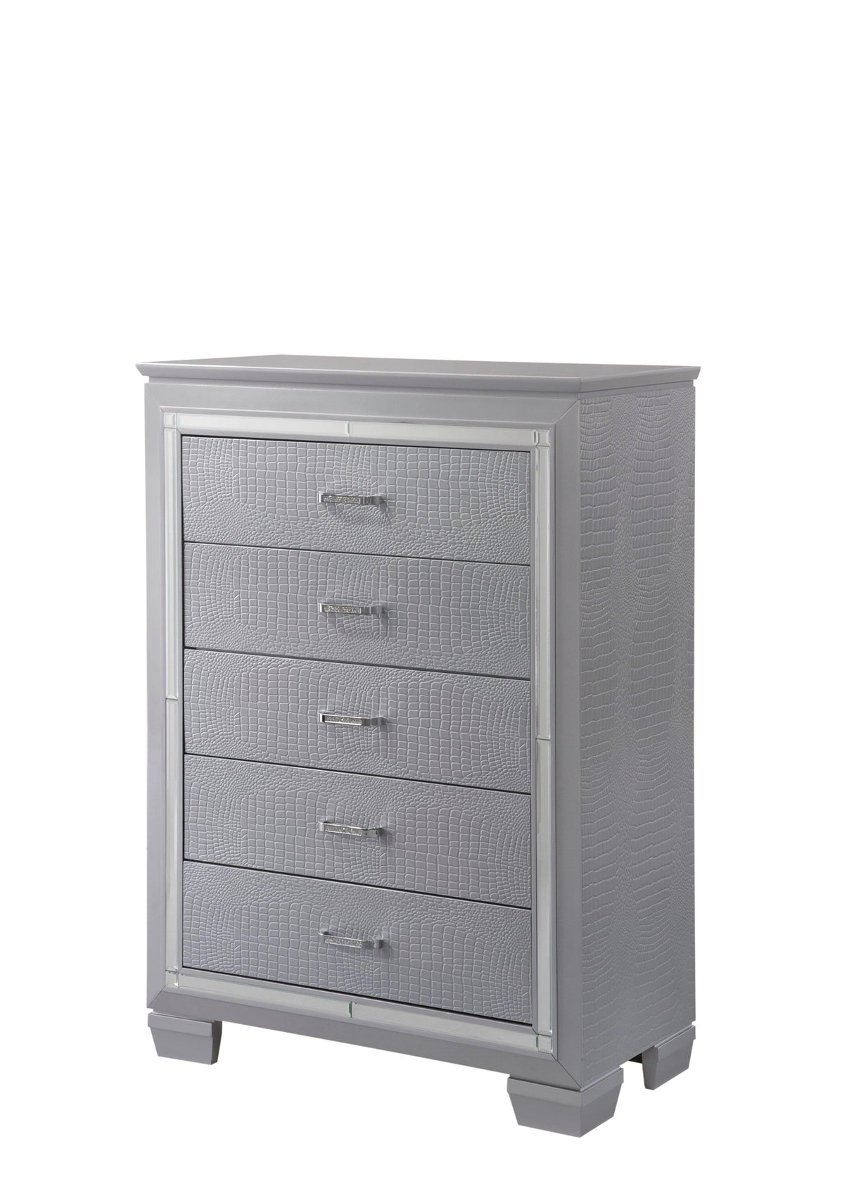 Lillian Silver Chest by Crown Mark at Eve Furniture