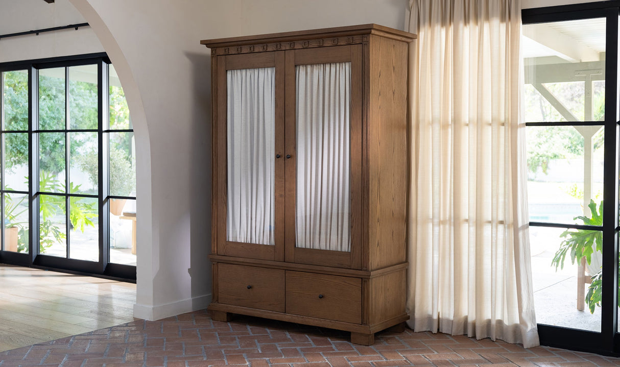Lillian Tall Cabinet Brown by Moe's Home at Eve Furniture