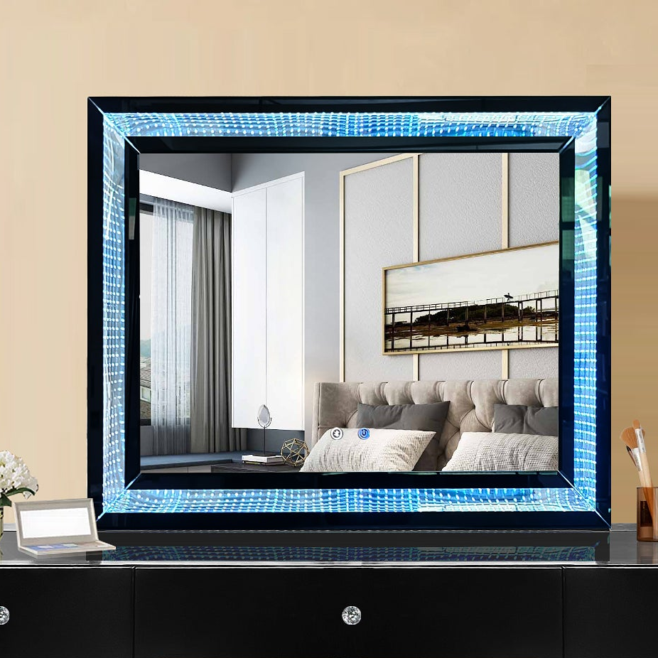 Lily Black Vanity Set by New Era Innovations at Eve Furniture