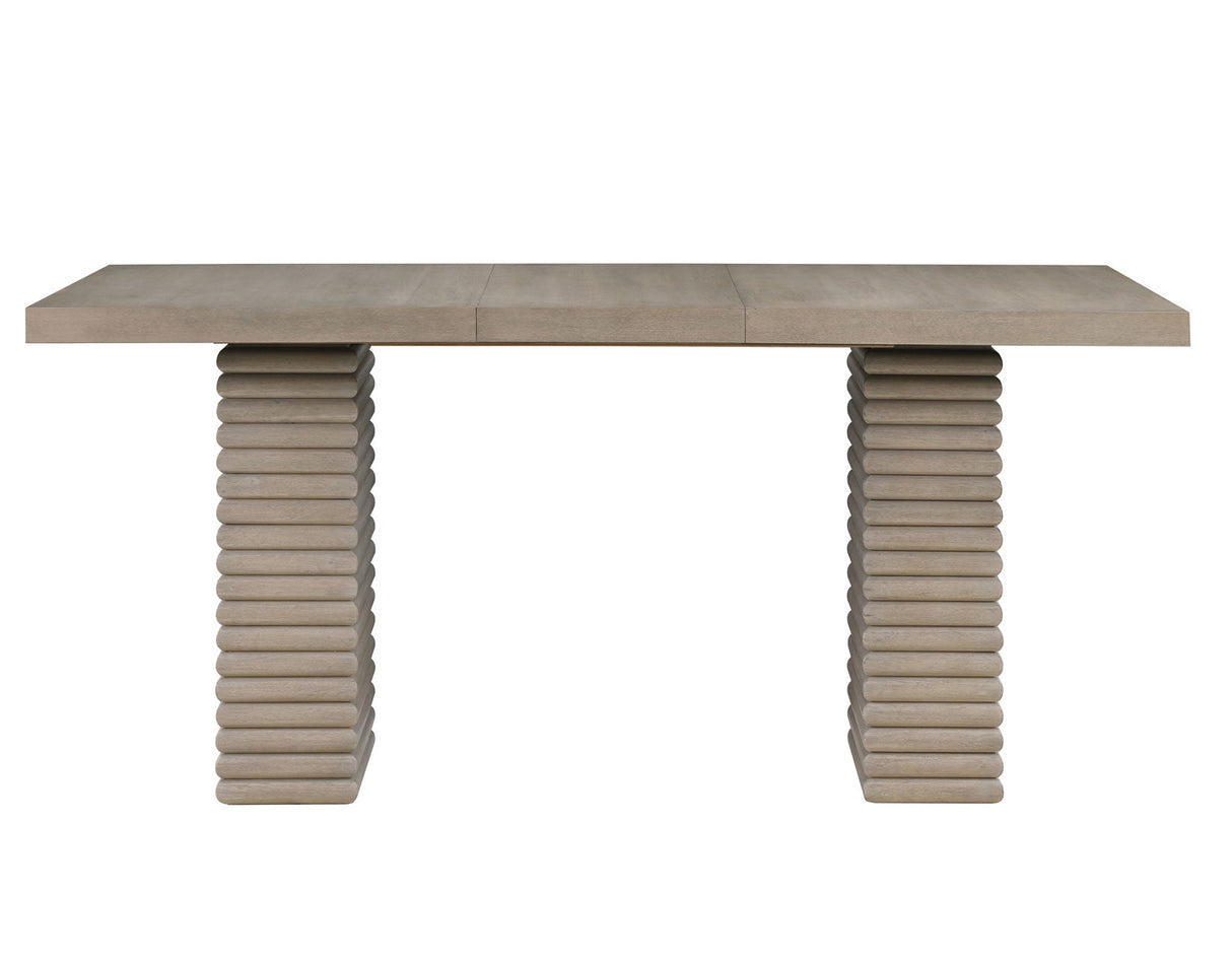 Lily Greige Counter Height Dining Set by Steve Silver at Eve Furniture