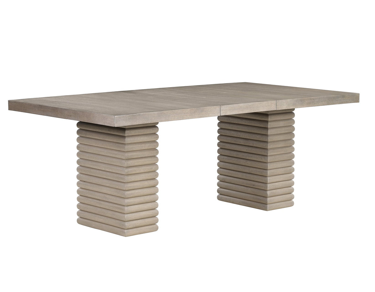 Lily Greige Dining Room Set by Steve Silver at Eve Furniture