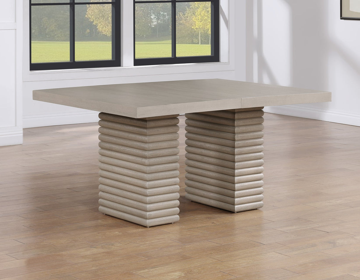 Lily Greige Dining Room Set by Steve Silver at Eve Furniture