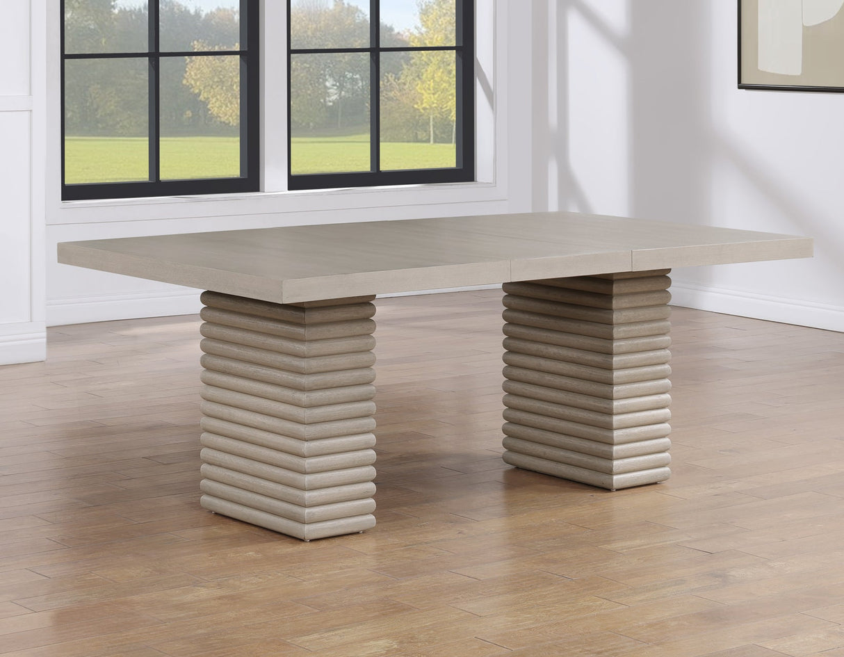 Lily Greige Dining Room Set by Steve Silver at Eve Furniture