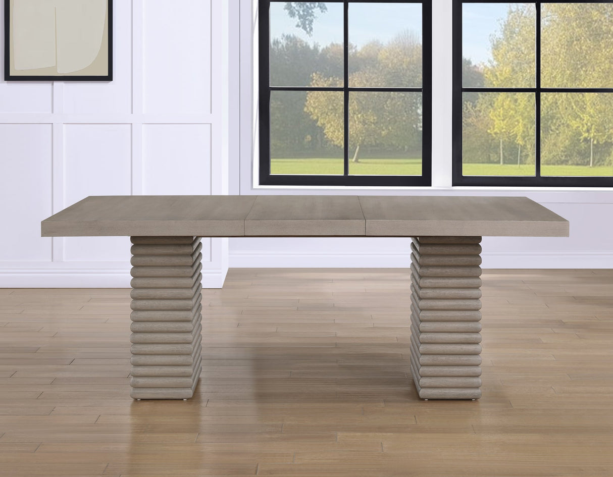 Lily Greige Dining Room Set by Steve Silver at Eve Furniture