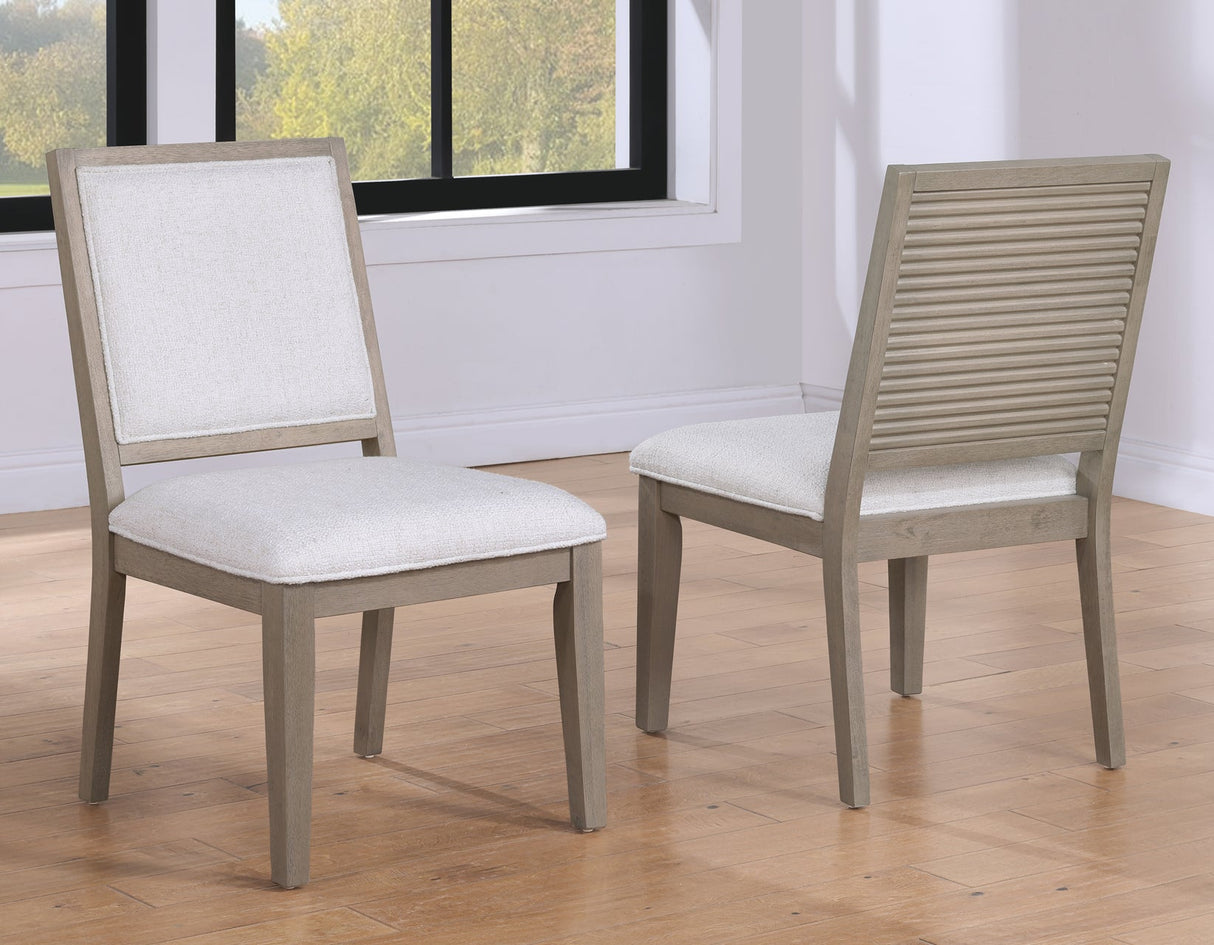 Lily Greige Dining Room Set by Steve Silver at Eve Furniture