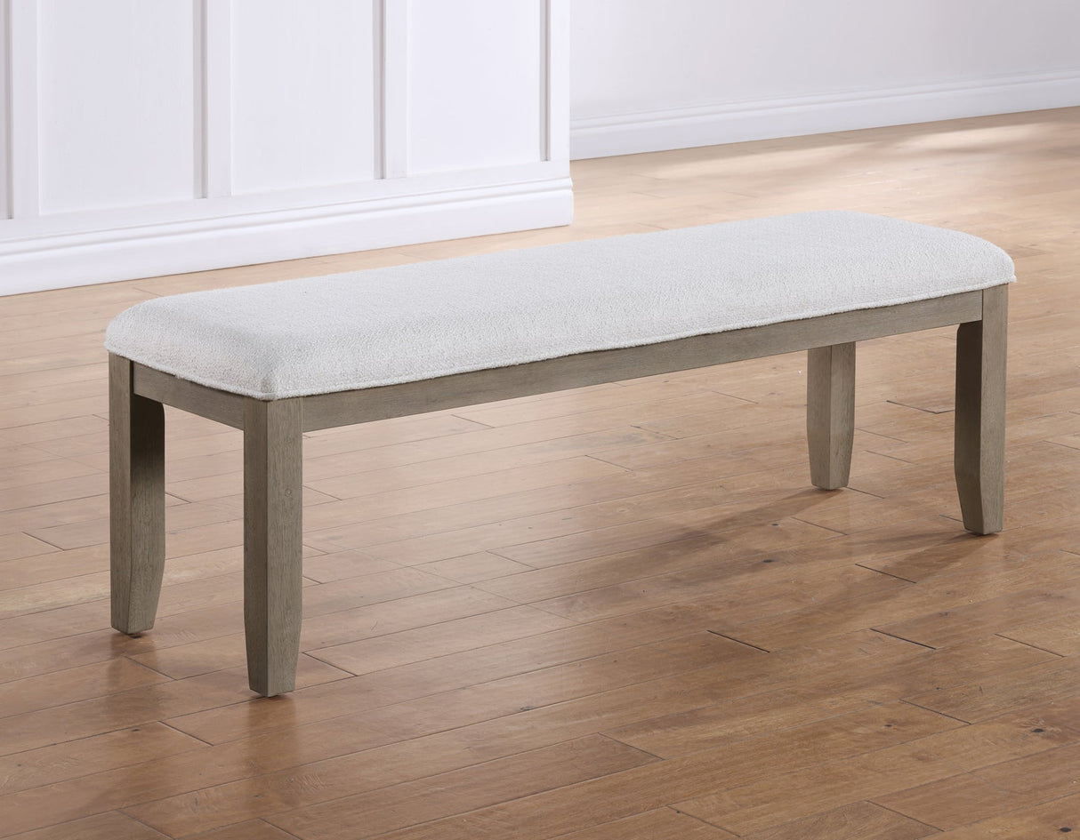 Lily Greige Dining Room Set by Steve Silver at Eve Furniture