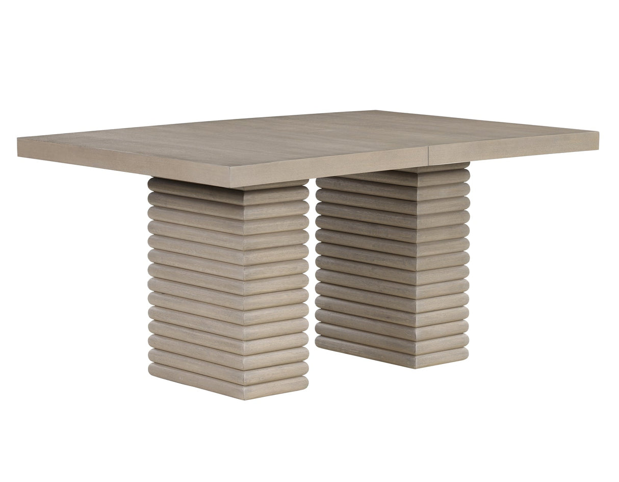 Lily Greige Dining Room Set by Steve Silver at Eve Furniture