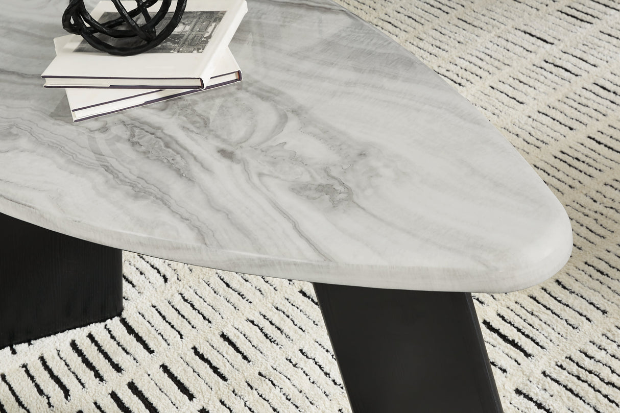 Lilyberg Gray/Black Table (Set of 3) by ASHLEY FURNITURE at Eve Furniture