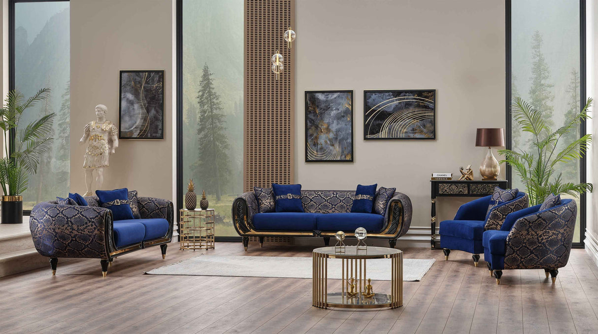 Lima Chair Blue by Furnia at Eve Furniture