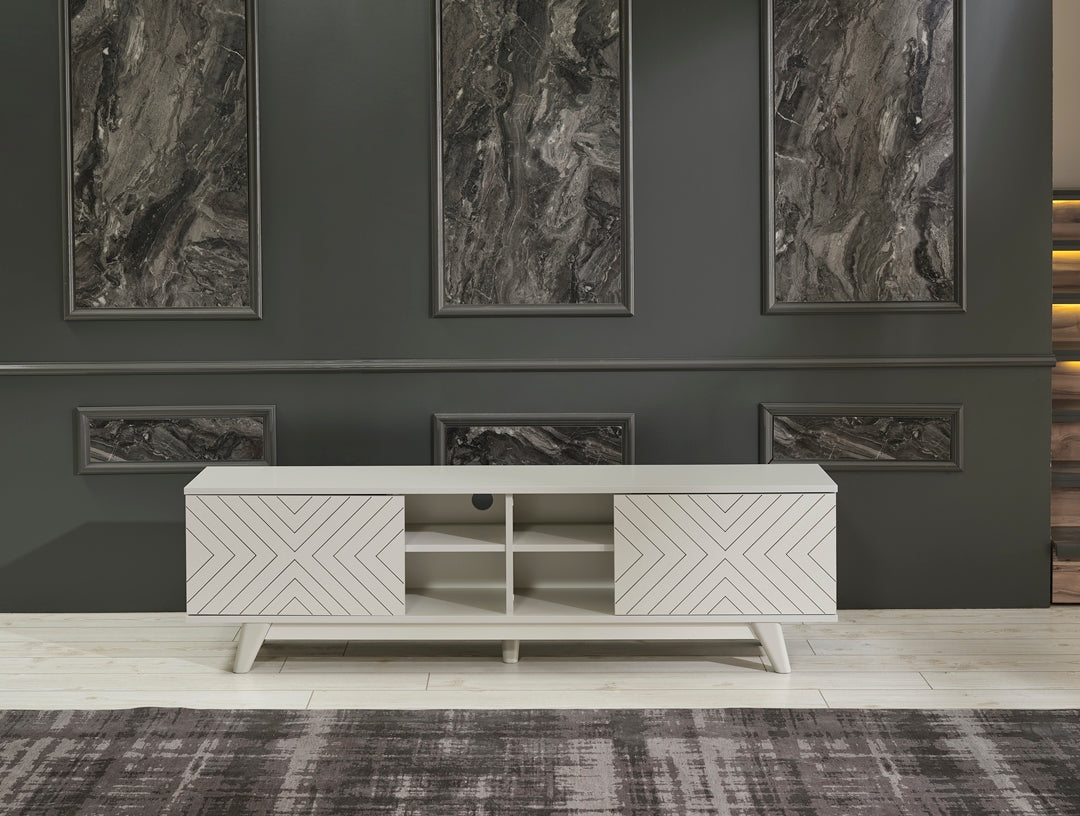 Lina Tv Stand Grey by Furnia at Eve Furniture
