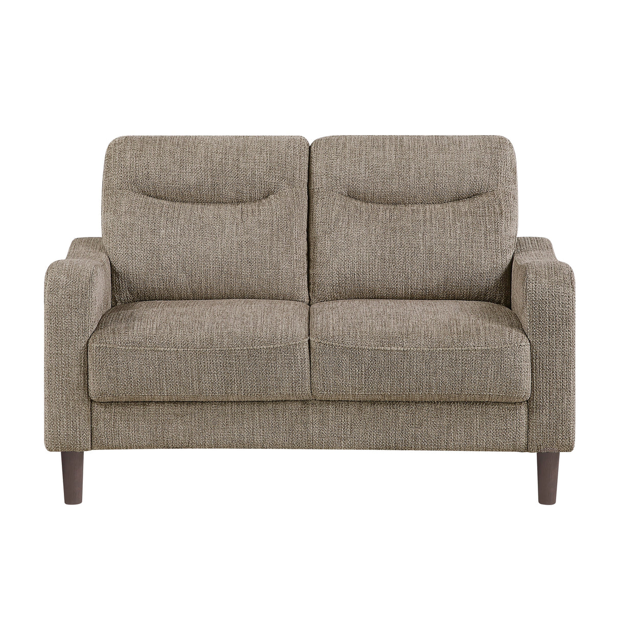 Linden Brown Loveseat by Homelegance at Eve Furniture