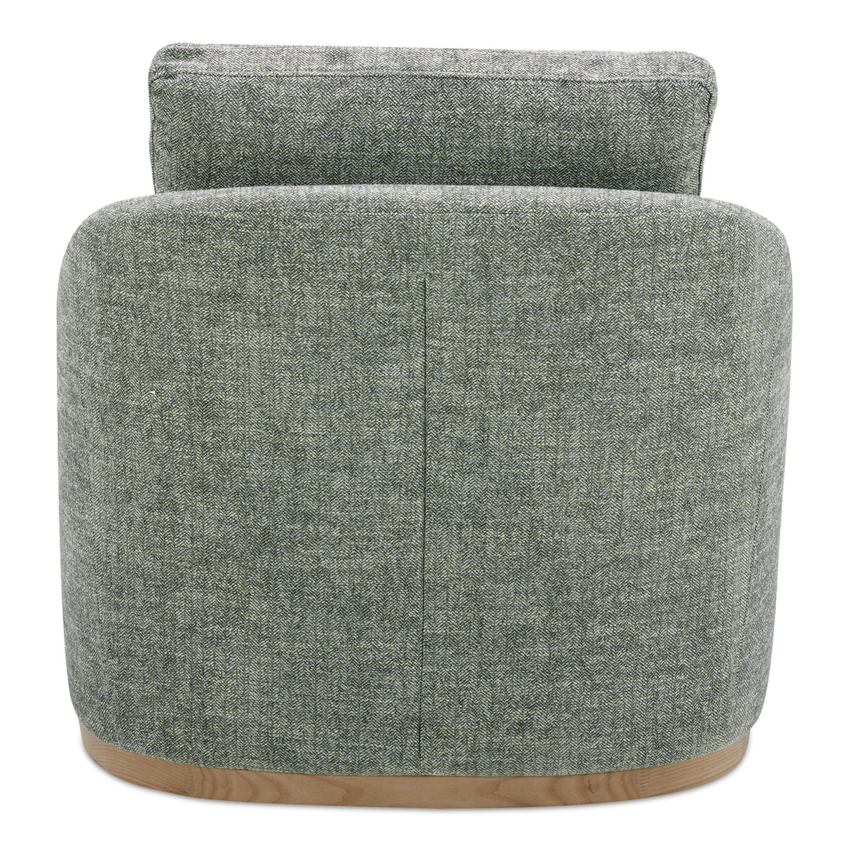 Linden Slated Moss Swivel Chair by MOES at Eve Furniture